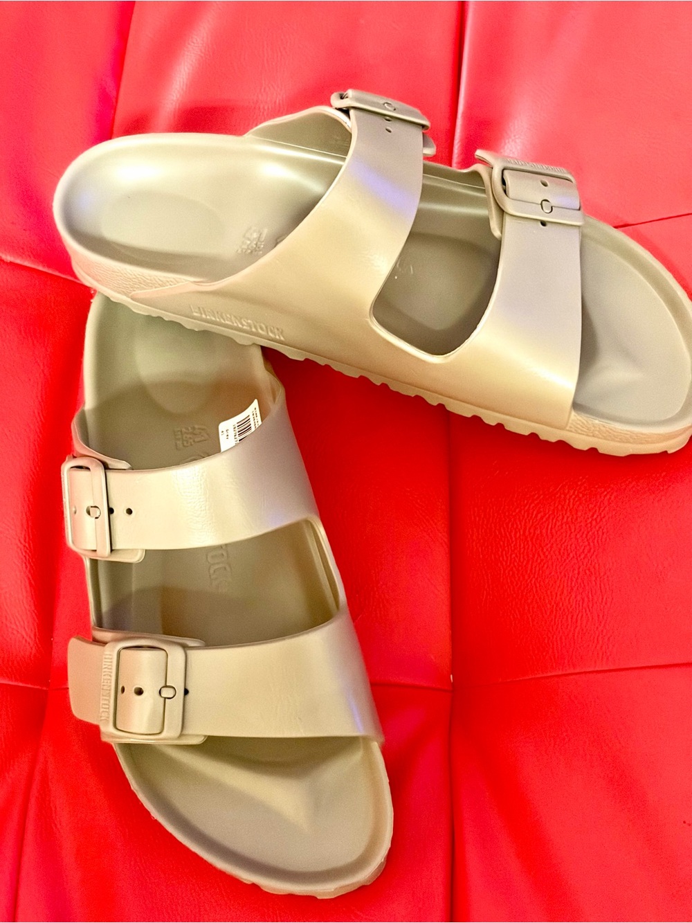 Birkenstock Arizona EVA Sandal - Beige Taupe Women’s Double Strap